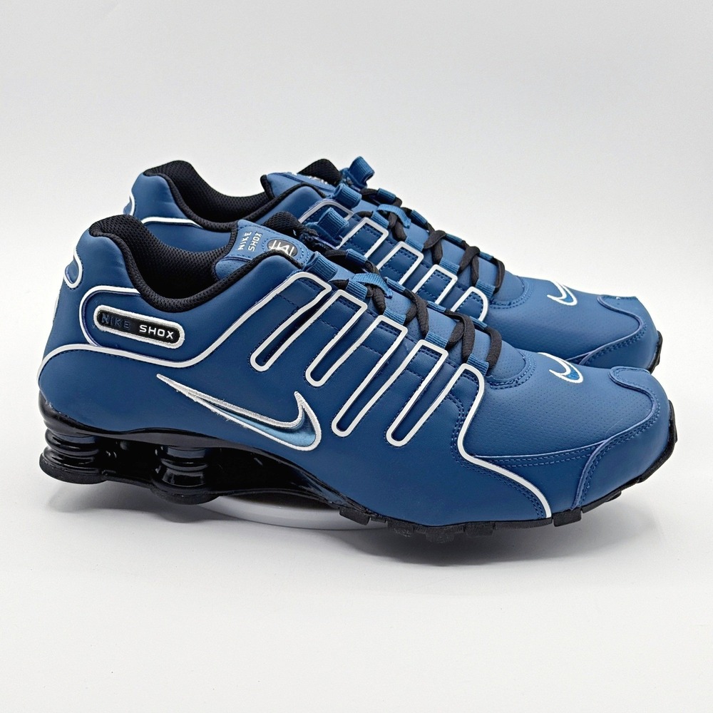 Nike Shox NZ Court Blue White IQ0572-402 / Size 9 Mens / NEW